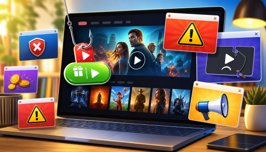 Zoom Cineregal - site streaming piégé aux publicités, 16 985 films promis, lecteur vidéo cassé, ARCOM